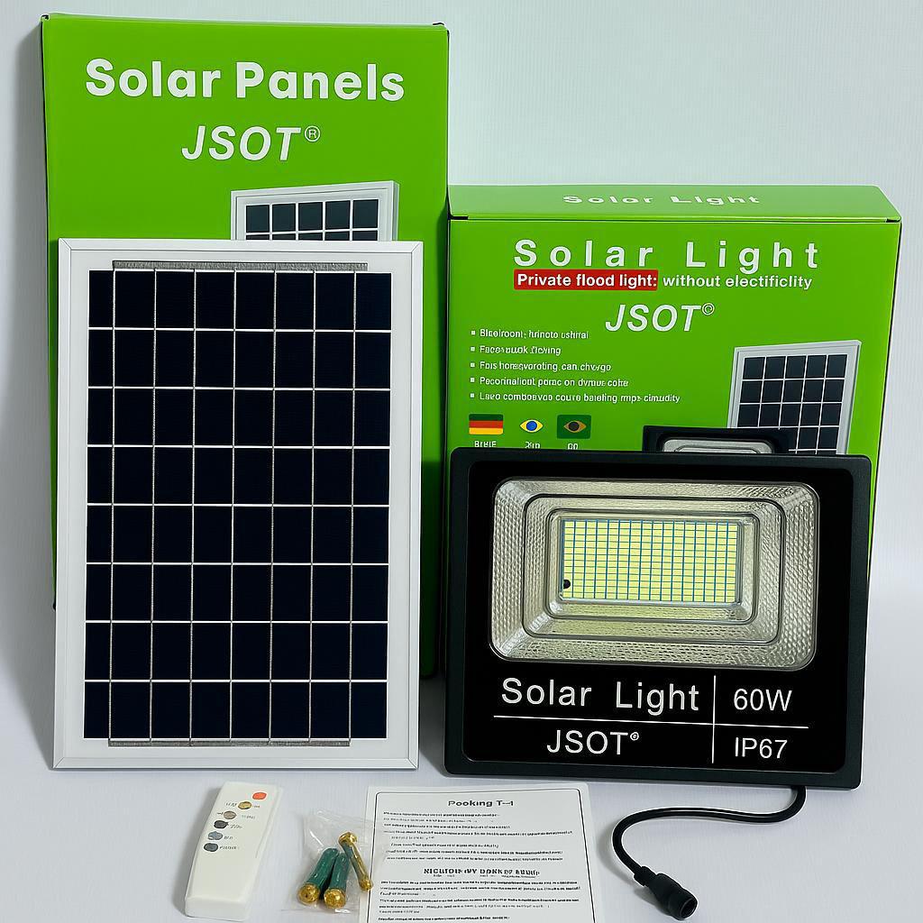 Solar Floodlight Dusk to dawn solar security light Outdoor Solar Flood Light Street Security Wall Floodlight Dusk to Dawn Remote Contro  Widely used in rural roads, residential roads, sidewalks, indus