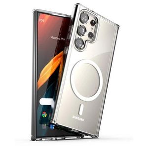 Phone Case For Samsung Galaxy S23 ultra Crystal Clear Magsafe Case/Cover