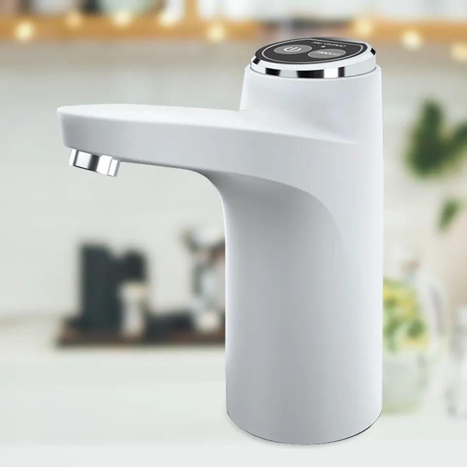 Automatic Drinking Portable Water Dispenser，Universal Electric Water Bottle Pump,USB rechargeable water dispenser water pump With 2 Silicone, Portable Water Dispenser for Home Camping