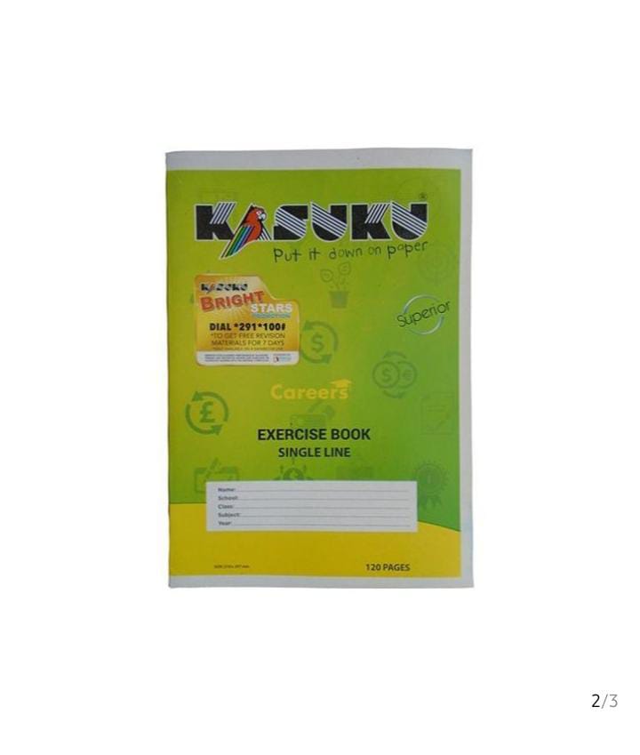 Kasuku Superior Exercise Books A4 - Lines - 120 Pages Set Of 12