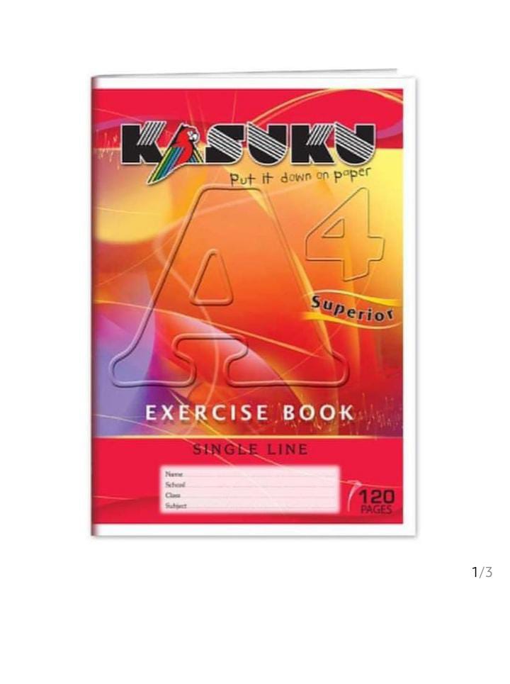 Kasuku Superior Exercise Books A4 - Lines - 120 Pages Set Of 12