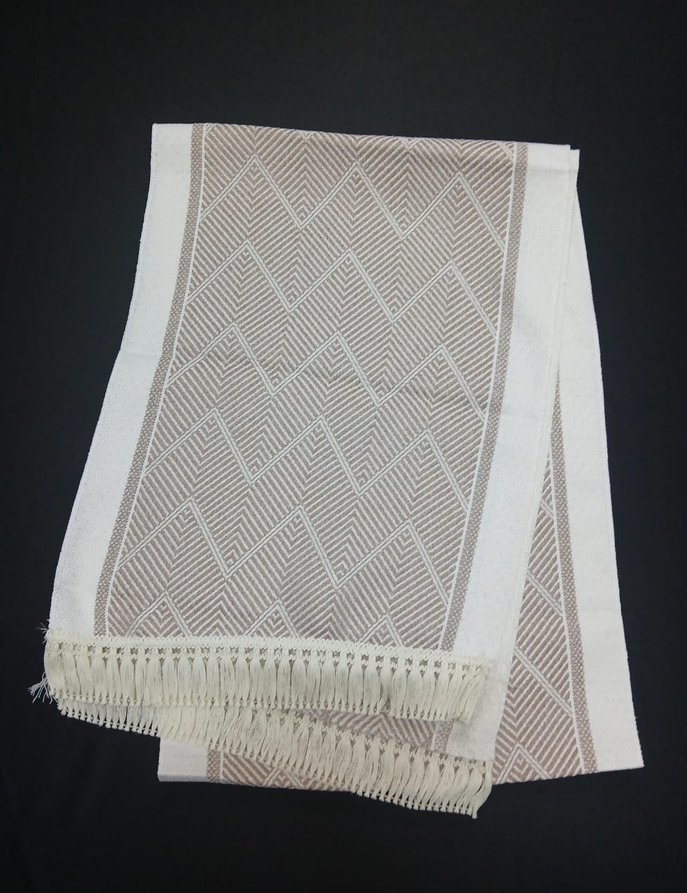 Modern Braided Cotton Linen blend Table Runner –size 35x210cm luxurios Dining Table Decor