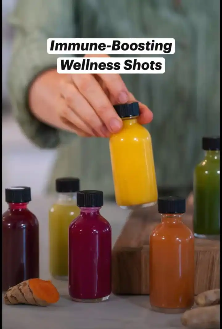 *12PCS 60ML GingerShots Glass Bottles for your Immunity Boosting Shots. with funnel, 1brush, stickers and a pen for lableling