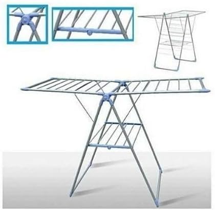 Plastic Drying Home clothes Stand Dimensions:1.2m (already assembled) for home, airbnbs, hotel use, portable hence easy to mo