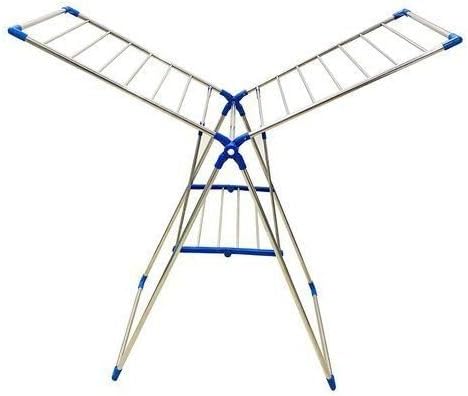 Plastic Drying Home clothes Stand Dimensions:1.2m (already assembled) for home, airbnbs, hotel use, portable hence easy to mo