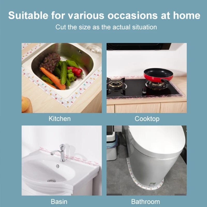 💚Self Adhesive Sealing Tape  Anti Mould,Useful to seal and avoid moisture. floral design