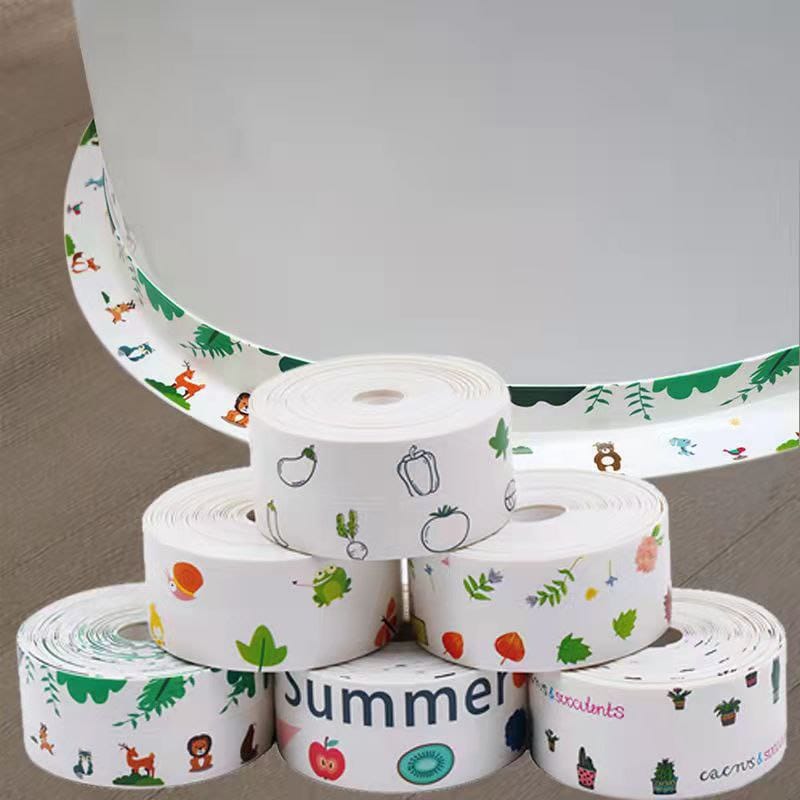 💚Self Adhesive Sealing Tape  Anti Mould,Useful to seal and avoid moisture. floral design