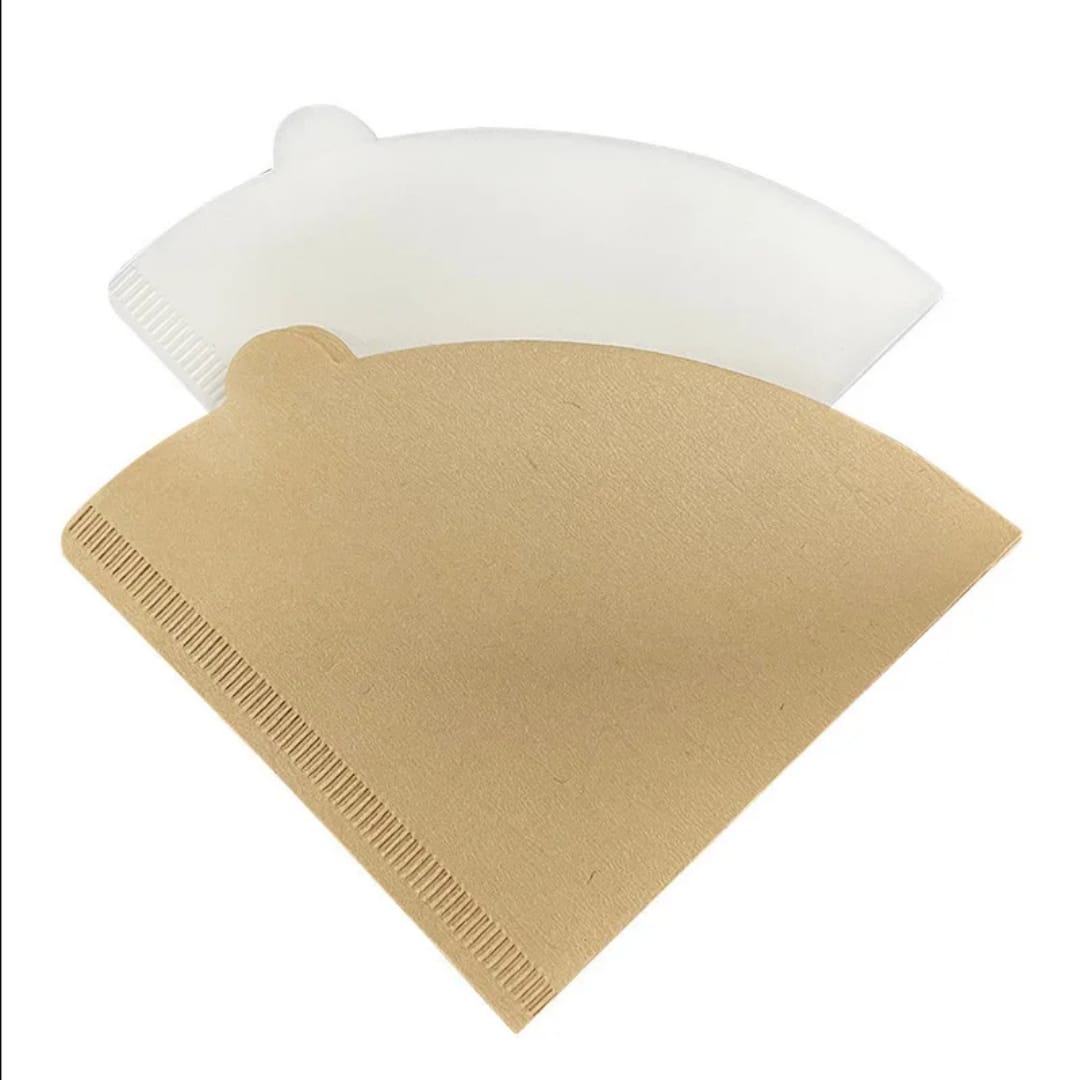 50PCS Disposable Coffee  filter Paper. Size - This cone coffee filters paper great fits for your drippers.