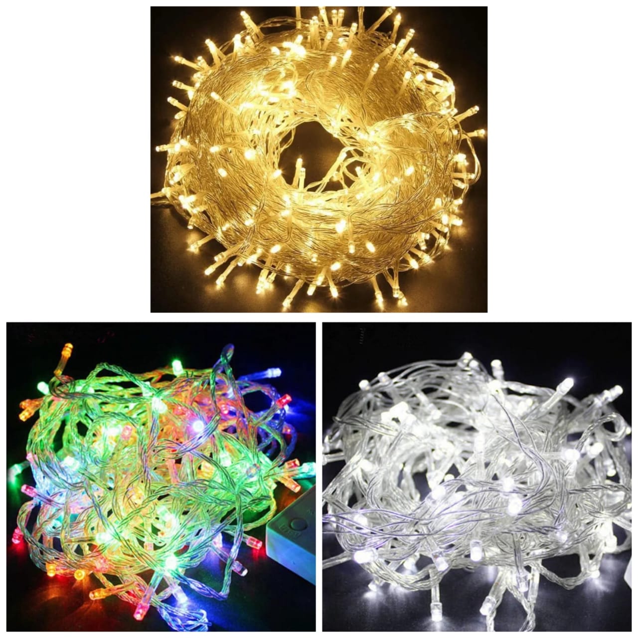 10m Decorative lights warm mixed color and white for decorating by hanging on the wall, behind curtains etc