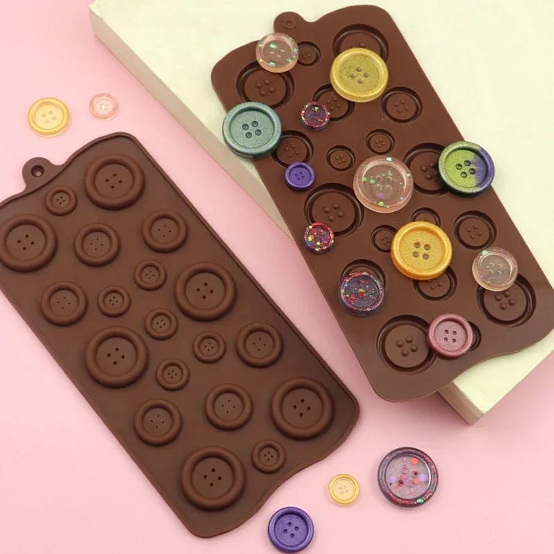 Chocolate, candy, ice cream or ice cubes silicone moulds