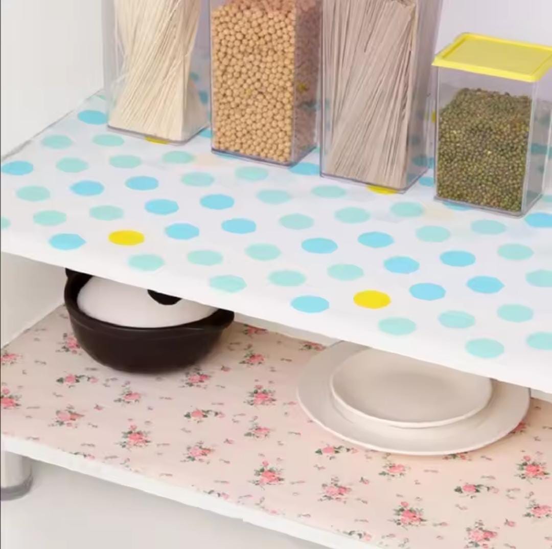 Drawer / cabinet mats in Size : 30×500cm Cabinet Cupboard Drawer Liner Shelf Contact Paper Kitchen Table Mat - 1 Roll