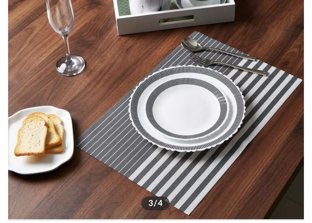 TABLE MATS,6PCS PVC TABLE MATS