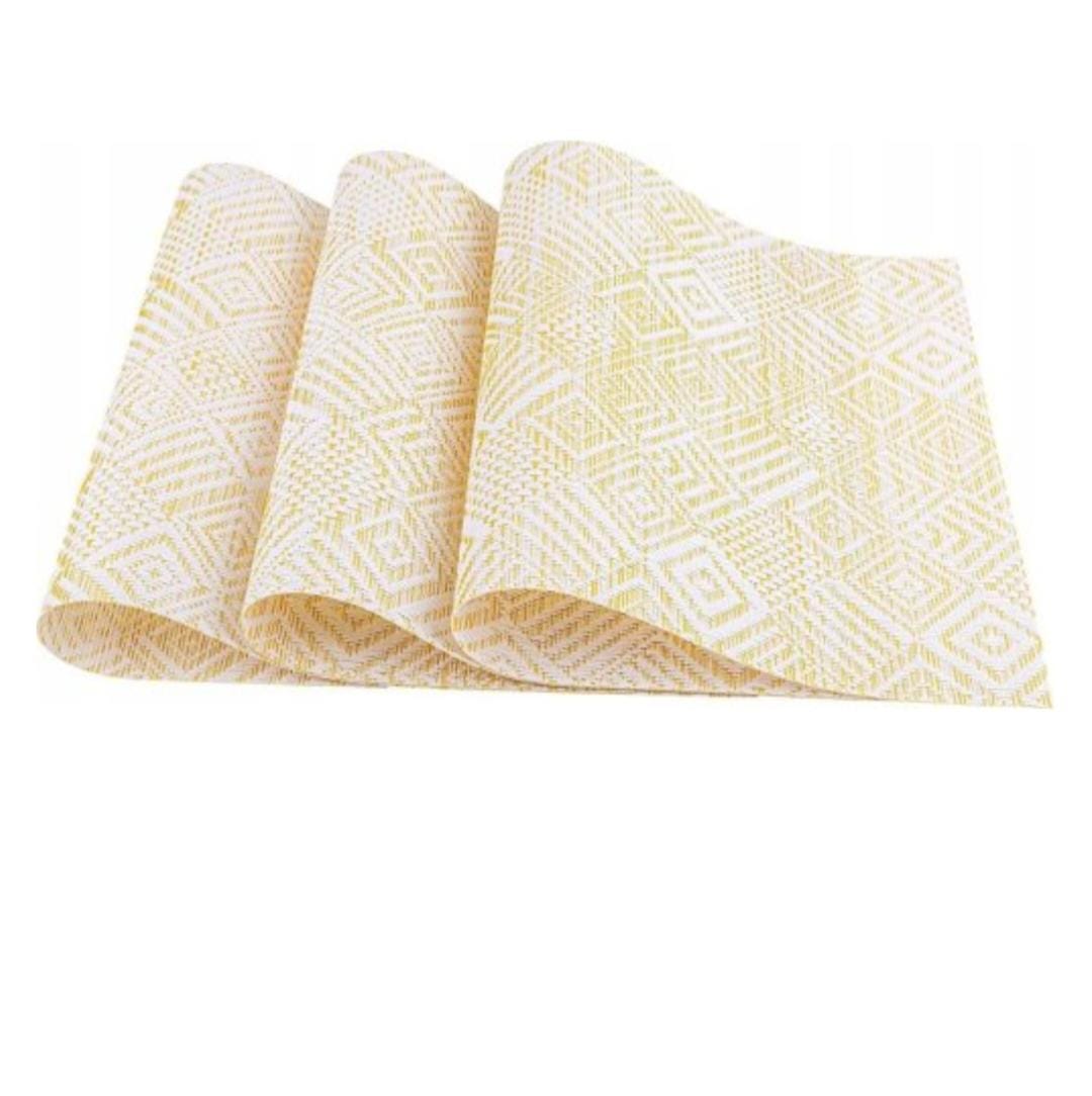 TABLE MATS,6PCS PVC TABLE MATS