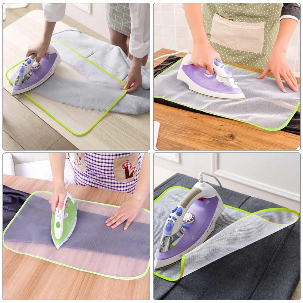 1pc Protective Insulation Ironing Board Cover Random Colors Against Pressing Pad Ironing Cloth Guard Protective Press Mesh &D3-5, Size 40 cm by 60cm