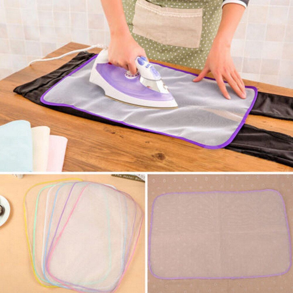 1pc Protective Insulation Ironing Board Cover Random Colors Against Pressing Pad Ironing Cloth Guard Protective Press Mesh &D3-5, Size 40 cm by 60cm