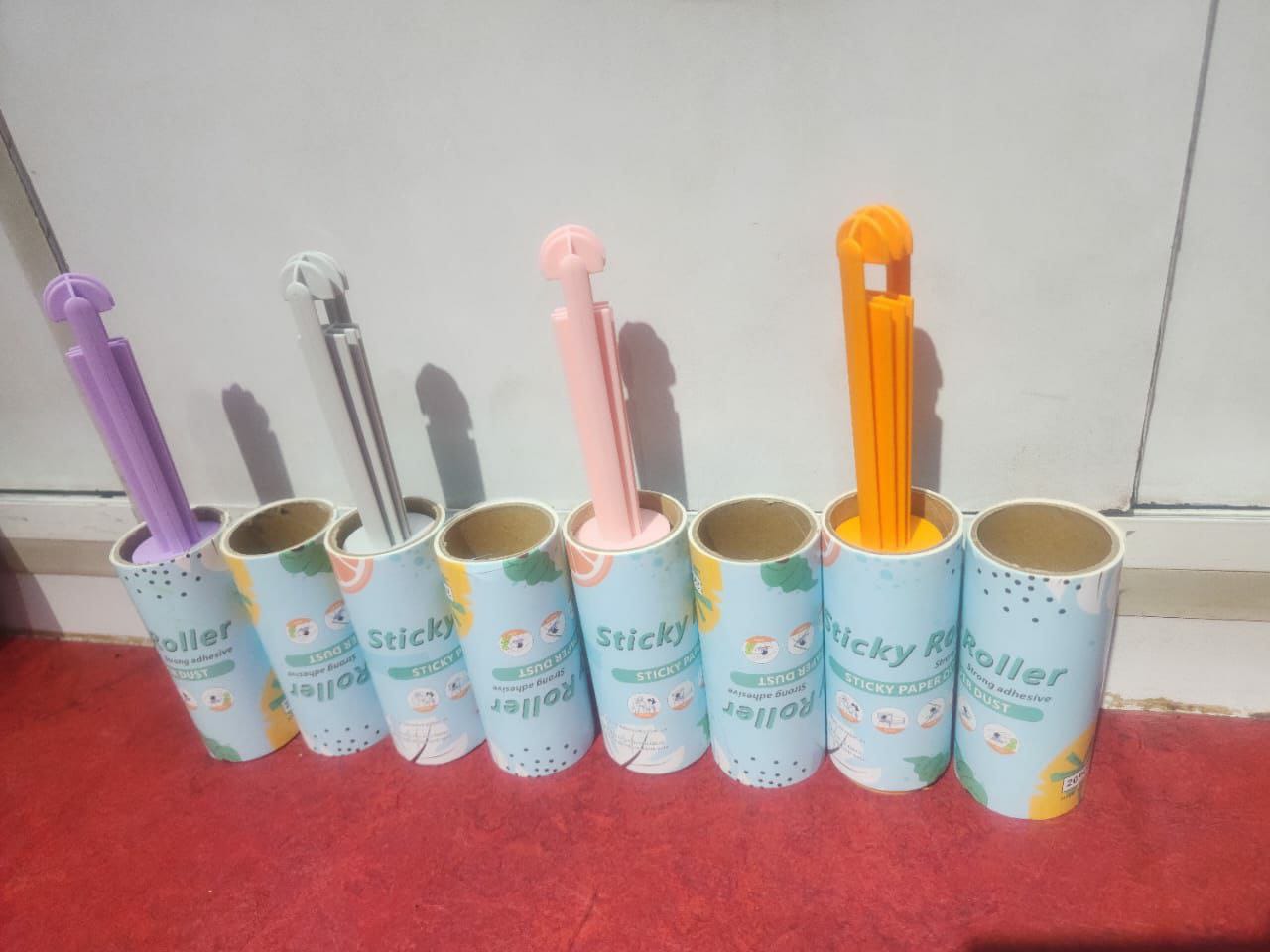 2pcs high quality sticky disposable lint / remover, comes with an extra role hence serves you longer. for lint,pet hair removal etc