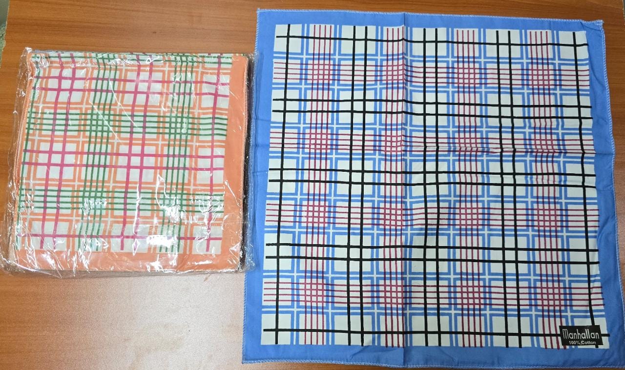 12PCS Unisex handkerchiefs