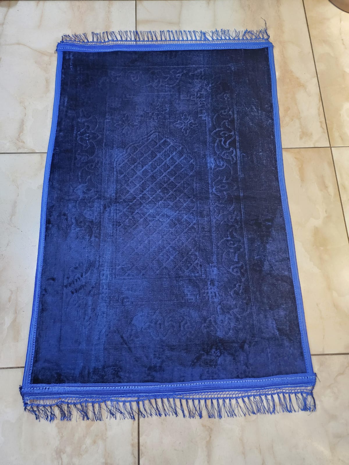 Velvet Islamic Prayer Mat - Soft & comfortable Size: 80 × 120cm