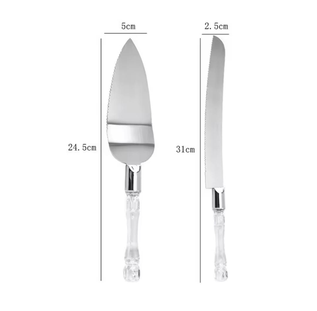 Stainless steel Cake cutter and pie spatula, Colours: Silver ❇️Material: Stainless steel, for home use, business, parties etc