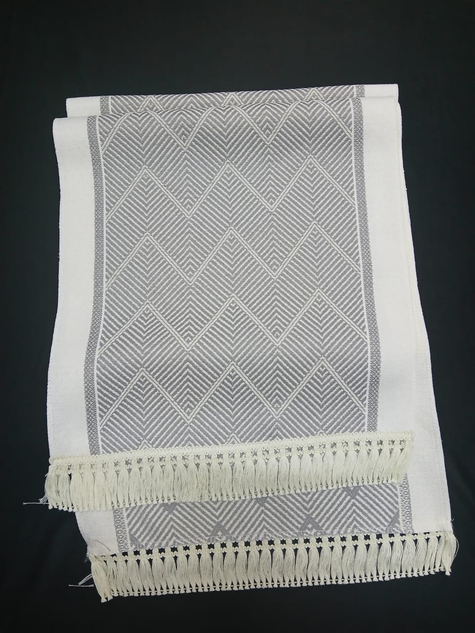 Modern Braided Cotton Linen blend Table Runner –size 35x210cm luxurios Dining Table Decor
