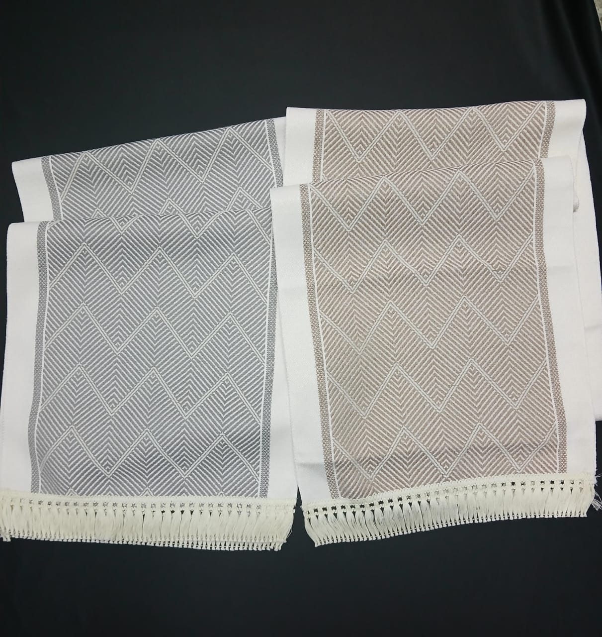 Modern Braided Cotton Linen blend Table Runner –size 35x210cm luxurios Dining Table Decor