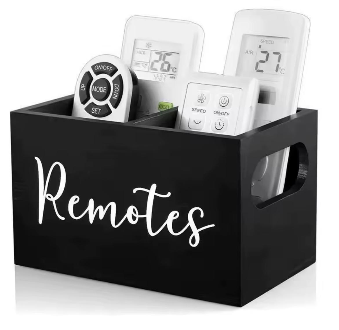 Remote Control Organizer Box ✅ Neat & stylish storage✅ Keeps all remotes in one place✅ Durable, portable & space-saving