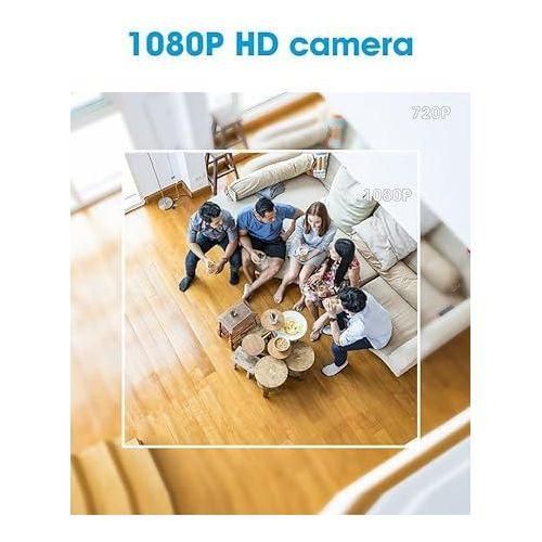 Hidden Camera Smoke Detector WiFi Spy Camera Hidden Cameras with Video Wireless Small Camera with Night Vision and Motion Detection Indoor Camera for Home Security Nanny Cam+ FREE 32GB MEM CARD