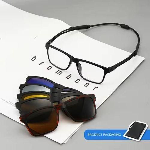 5 in 1 Clip on Sunglasses Polarized Magnetic for Driving and Outdoor Sports