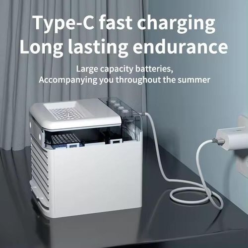 Mini Summer Spray Fan Air Cooler USB Mobile Small Water-Cooled Household Mini Air Conditioner