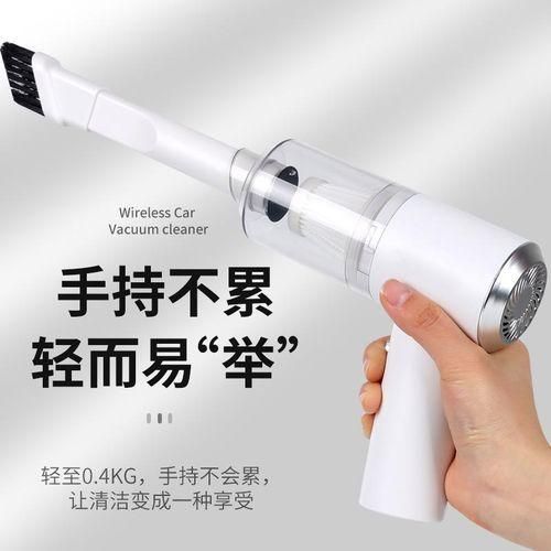Wireless Handheld Car Vacuum Cleaner Strong Suction Car Vacuum Cordless Rechargeable Portable Vacuum Cleaner Black