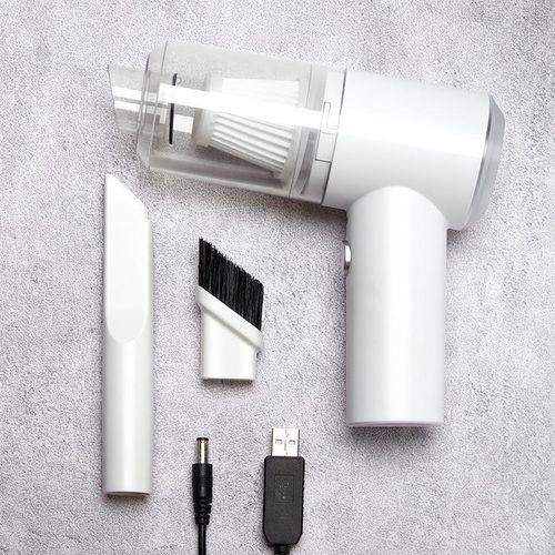 Wireless Handheld Car Vacuum Cleaner Strong Suction Car Vacuum Cordless Rechargeable Portable Vacuum Cleaner Black