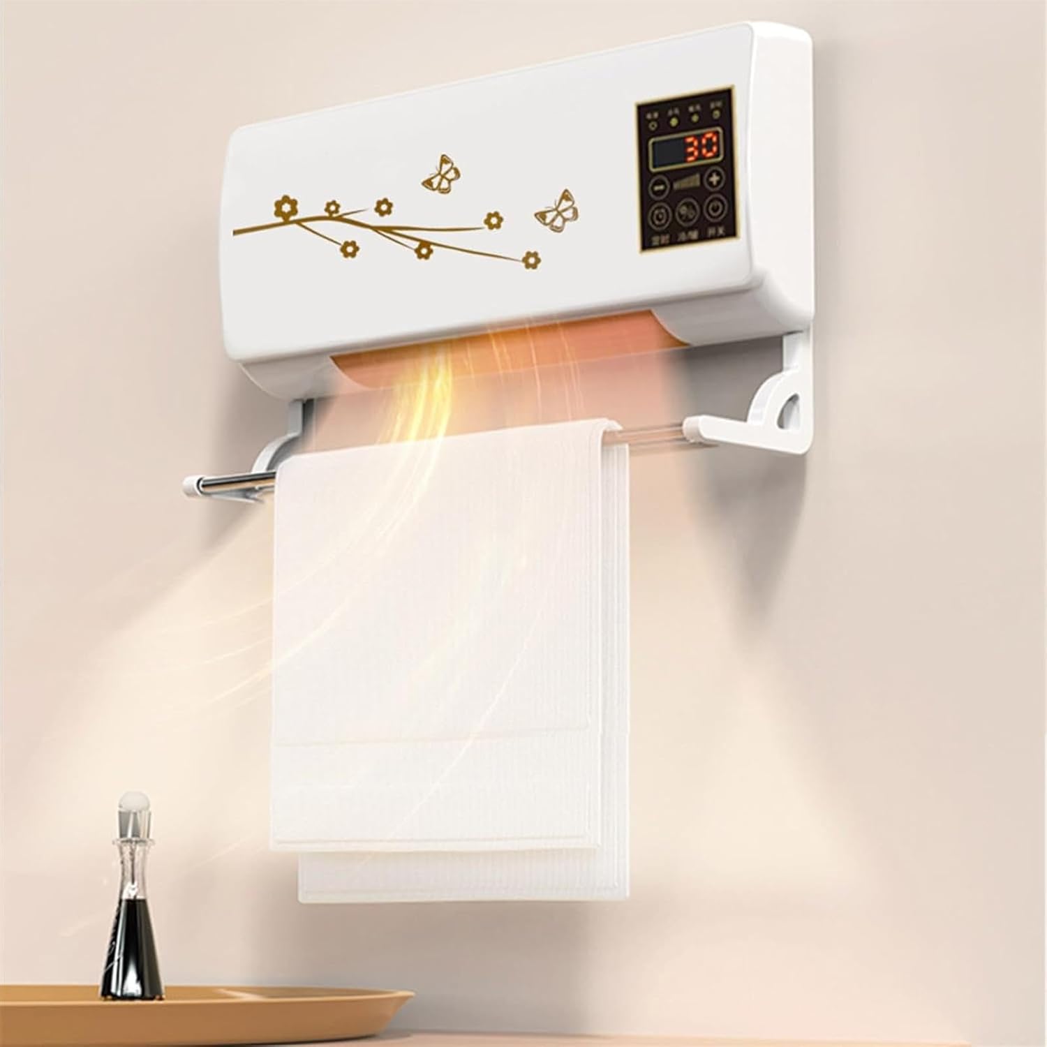 Portable Air conditioner Heater And Fan Combo 1800W 2-in-1 Timing Function Dual Use