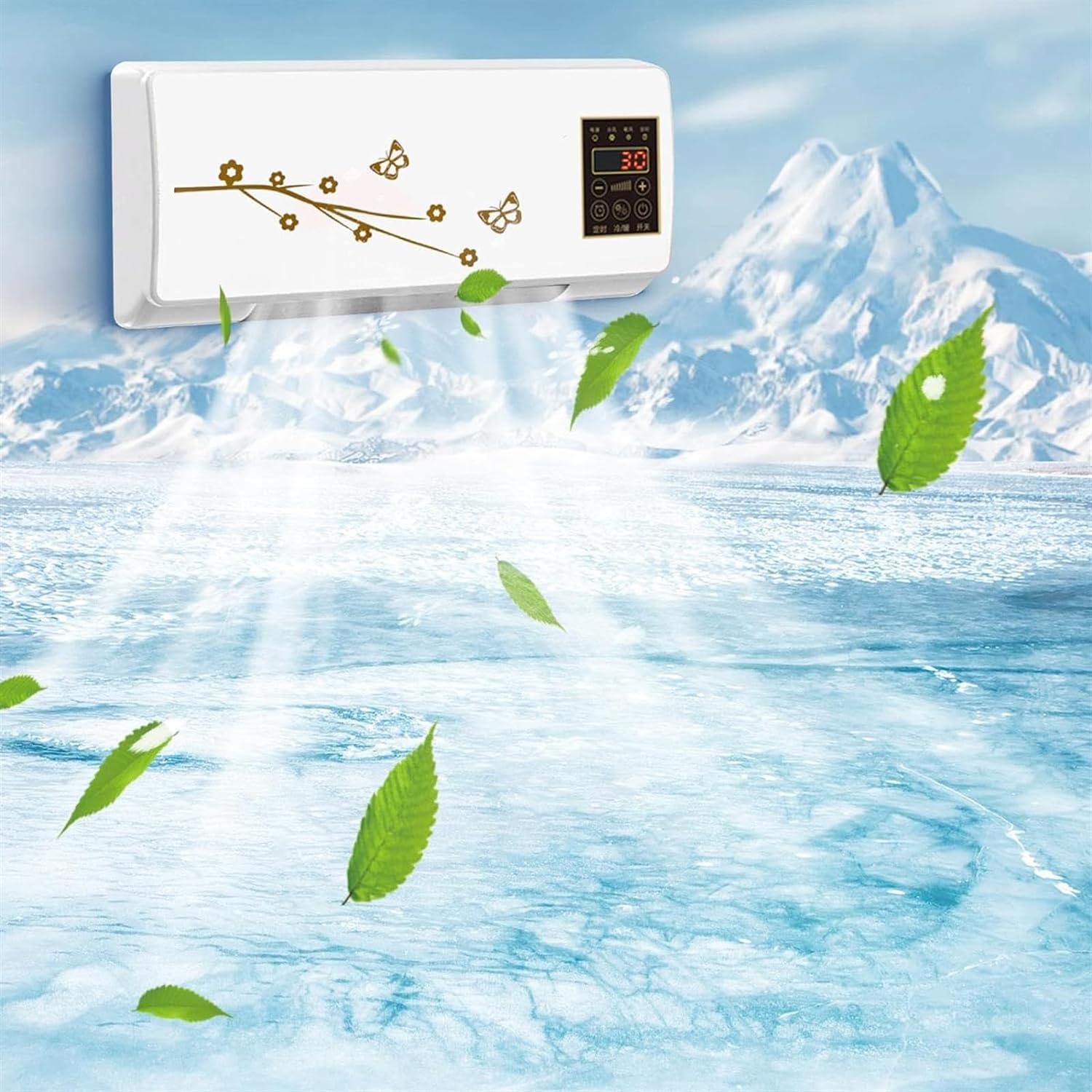 Mini Wall Mounted 1800w Electric Home Heater | Air Conditioner
