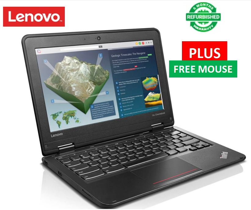 (NEW SPECIAL OFFER)  LENOVO YOGA 11E  4GB RAM 128GB SSD  2 IN 1  TOUCHSCREEN  X360 LAPTOP REFURBISHED  LAPTOP , BLACK , 12" INCH , INSTALLED WINDOWS 10 PRO AND FREE MOUSE