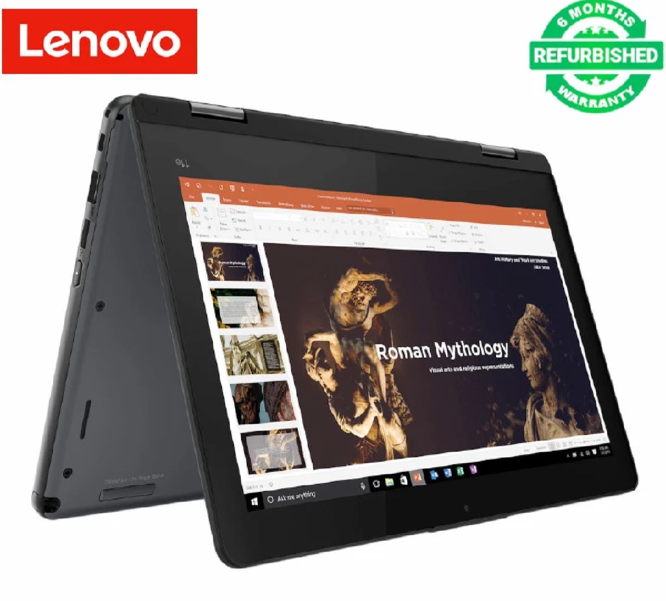 (FREE WIRELESS MOUSE ) LENOVO YOGA 11E4GB RAM 128GB SSD  2 IN 1  TOUCHSCREEN  X360 LAPTOP REFURBISHED  LAPTOP , BLACK , 12" INCH , INSTALLED WINDOWS 11  PRO