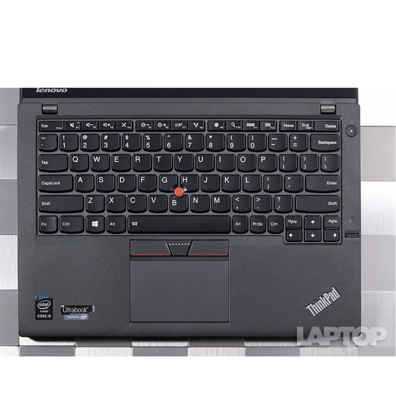 (FREE MOUSE) Refurbished Laptop Lenovo Thinkpad x250 Core i5 8GB 256GB 12.5" Windows 10 Notebook Black 12 inch Black/English keyboard