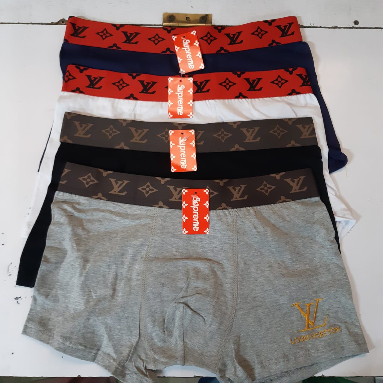 NEW 3 Pack louis vuitton Boxers Men's Boxer Briefs Underwear/Breathable Trendy Underwear