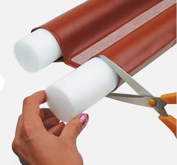 JYD 96cm PU leather foldable Flexible Guard Sealer Stopper Weatherstrip Wind Dust Door Bottom Sealing Strip