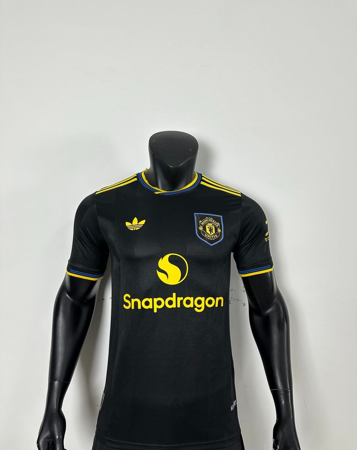 Manchester united New 25/26 Black third kit authentic jersey high quality product Man united
