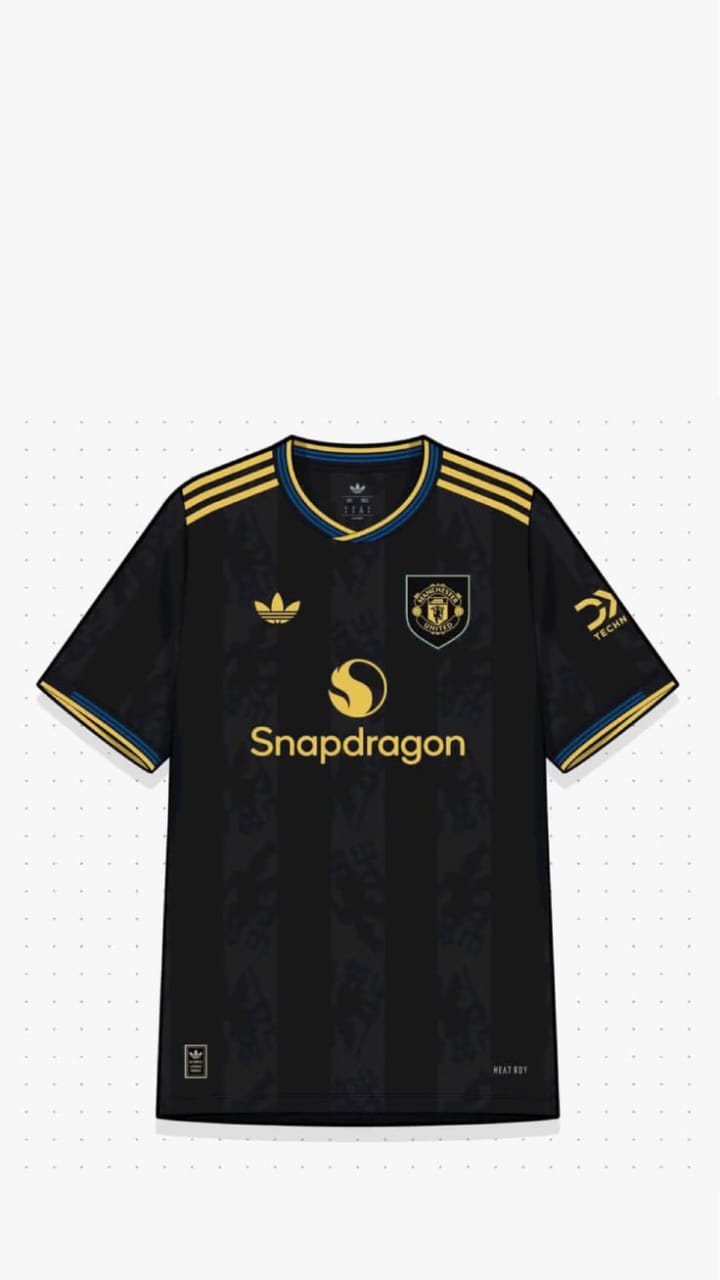 Manchester united New 25/26 Black third kit authentic jersey high quality product Man united