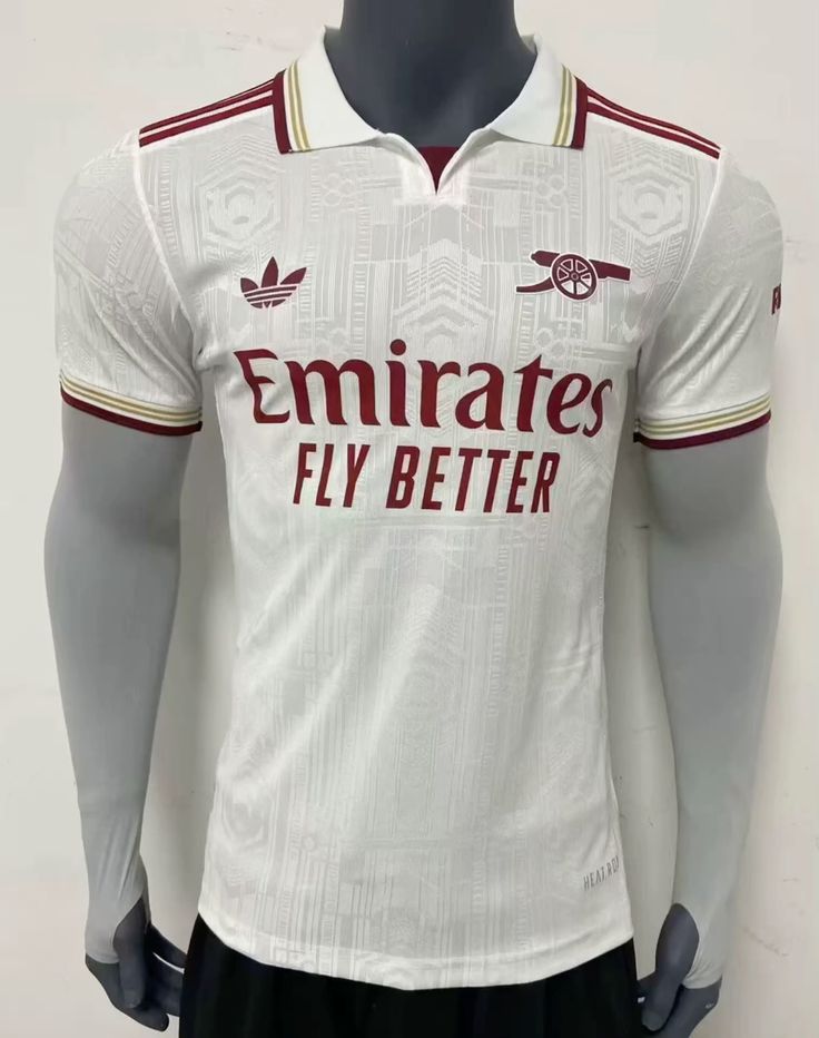 Arsenal white Away Kit White 25/26 New Season Original Player version jersey