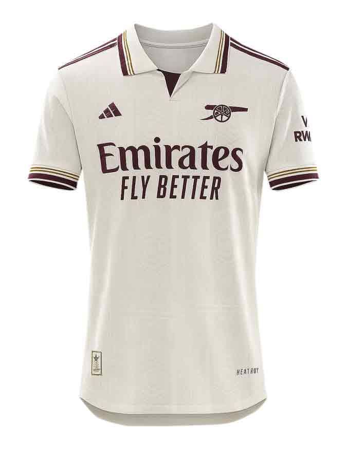 Arsenal white Away Kit White 25/26 New Season Original Player version jersey