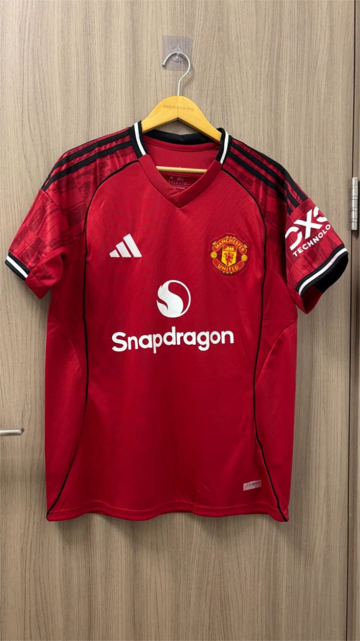 Manchester united jersey 2025/2026 Original Man United New 25/26 Home Red  Man United jersey Original t-shirt