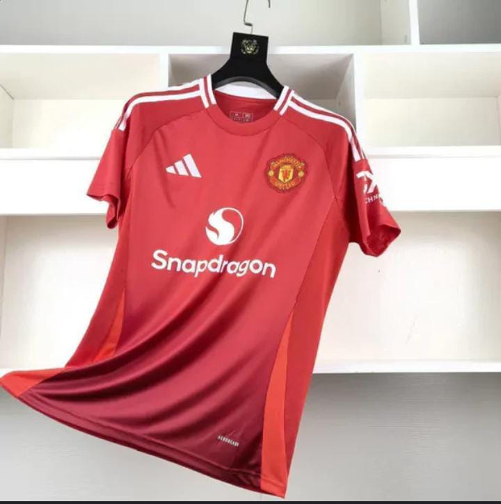 2024/2025 Best Quality New Season MANCHESTER UNITED Original Home Kit Football Jersey ; New Authentic Unisex Jersey