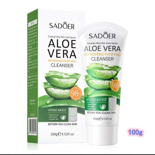 29Pcs Skin Care Set Aloe Facial Cleanser +Aloe Moisturizing lotion + Face Essence +Face Toner Tone+Eye Cream + Masks 20PCS+Lipstick + Hand Cream Gift set+Exfoliating gel+Spray
