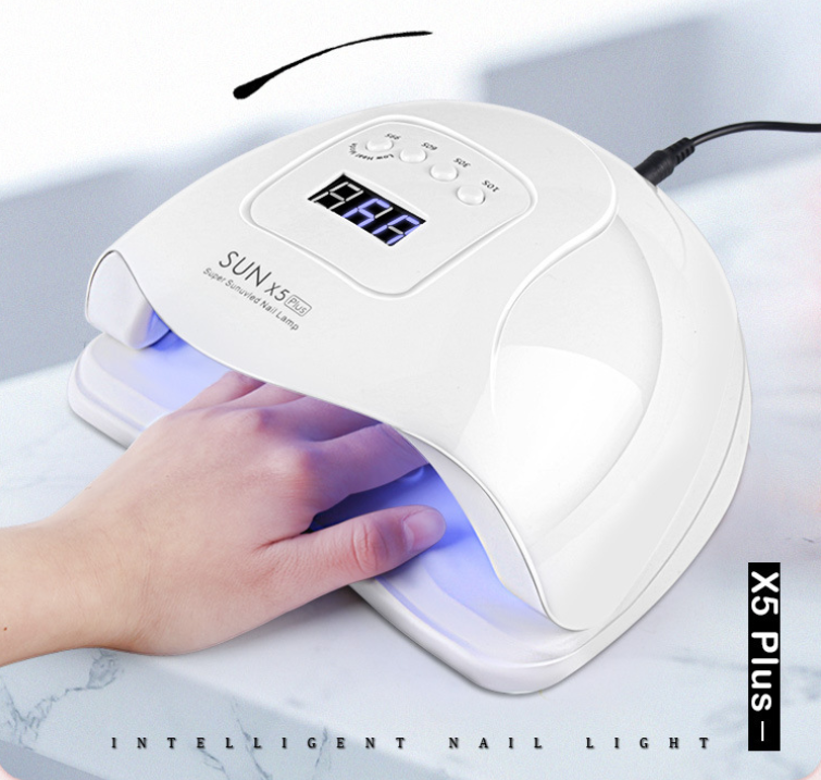 Nail Phototherapy Machine 80w High Power Nail Baking Lamp Quick Drying Wearing Nail Drying Machine