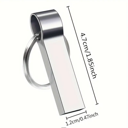 Real capacity USB2.0 metal high-speed portable computer notebook drive USB flash drive U disk [+2 Free OTG Adapters]