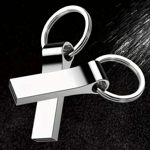 Real capacity USB2.0 metal high-speed portable computer notebook drive USB flash drive U disk [+2 Free OTG Adapters]