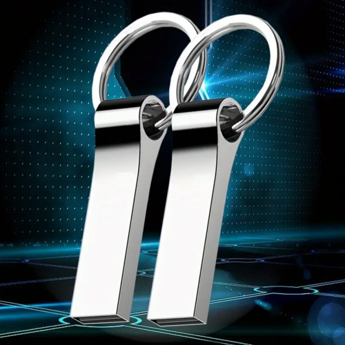 Real capacity USB2.0 metal high-speed portable computer notebook drive USB flash drive U disk [+2 Free OTG Adapters]