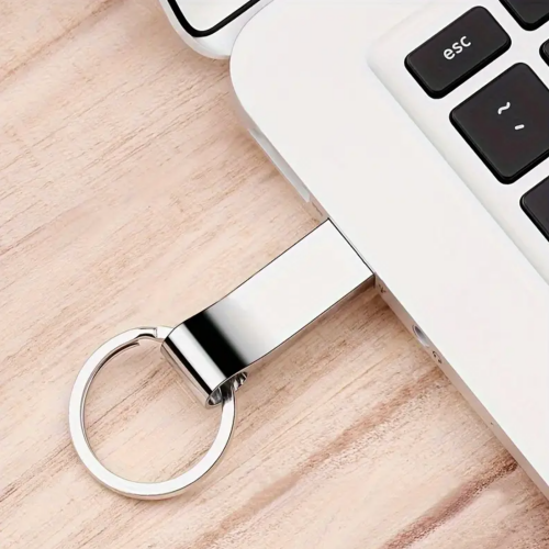 Real capacity USB2.0 metal high-speed portable computer notebook drive USB flash drive U disk [+2 Free OTG Adapters]